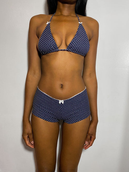 Denim Bikini Top