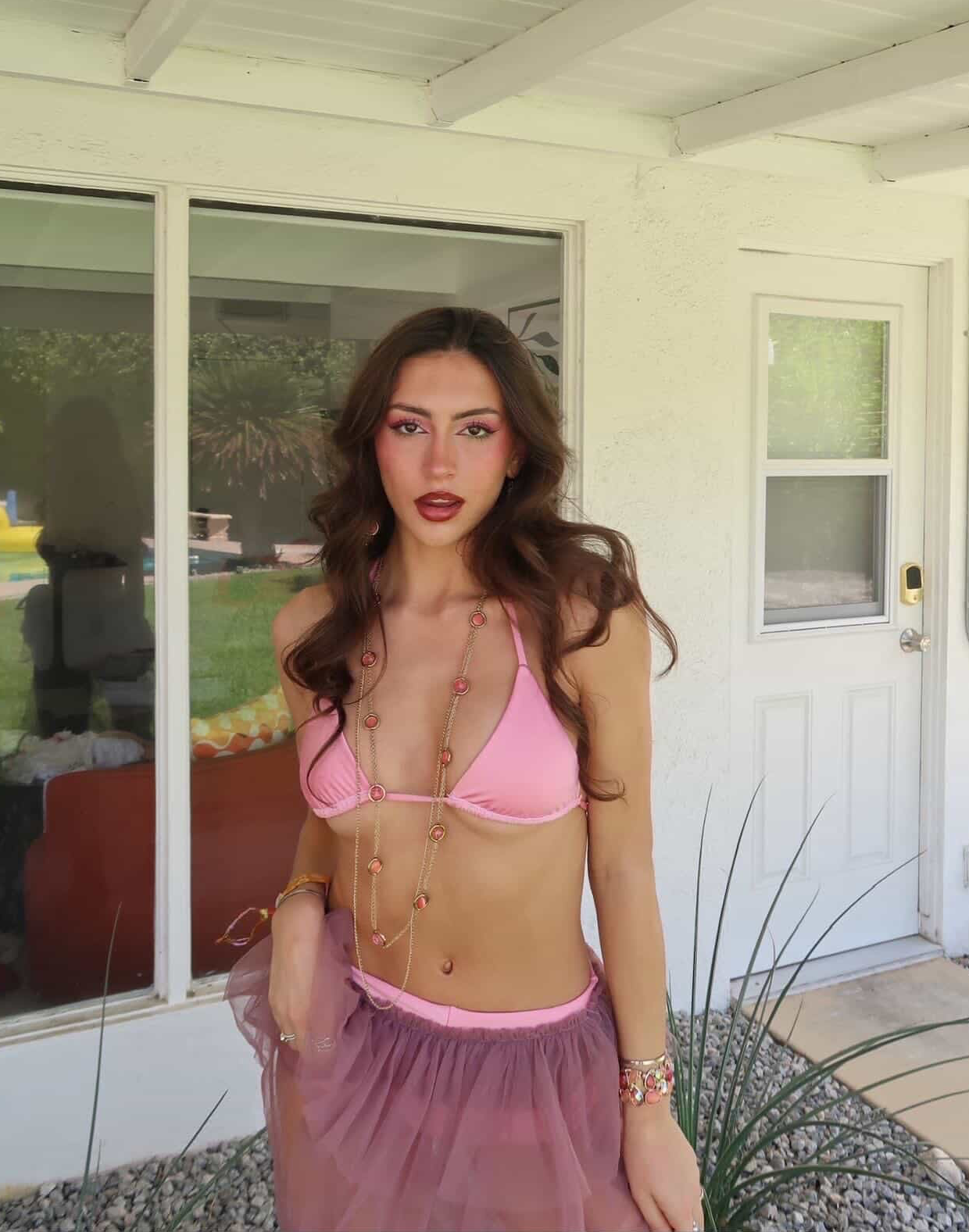 Pink Bikini Top