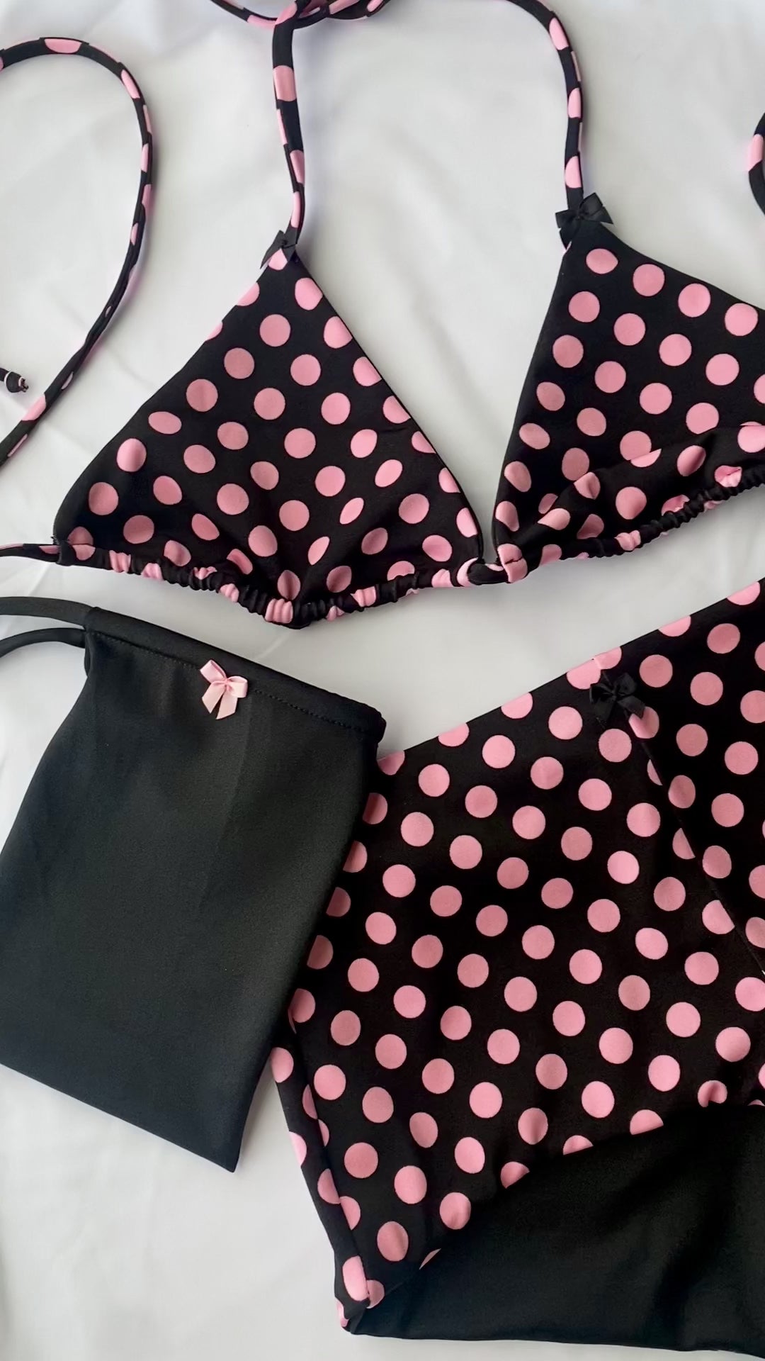 Polka Dot Bikini Top